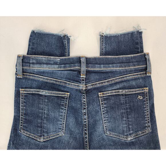 Rag & Bone 10 Inch Ankle Skinny Jeans Mad River Size 27 - Picture 3 of 11